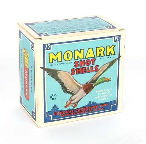 Collectible Box of Federal Monark Shotshells