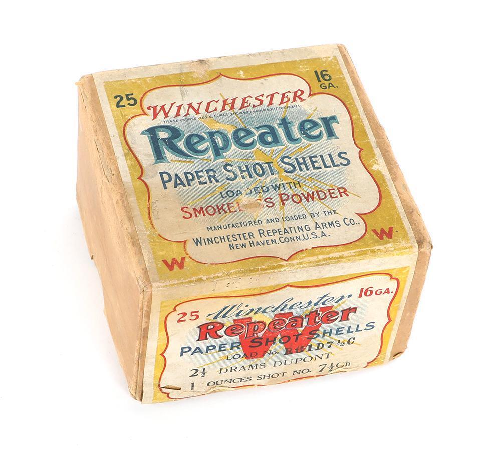 Shot Shell; Winchester No. 4 Leader; Red Paper