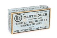 Vintage Factory Sealed Box of 38 Short Colt Ammunition