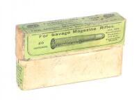 Collectible Box of U.M.C. 303 Savage Ammunition