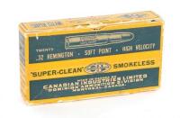 Vintage Box of C-I-L 32 Remington Ammunition