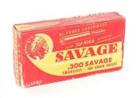 Collectible Box of 300 Savage Cartridges