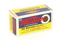 Collectible Box of 25 Stevens Ammunition