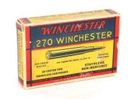 Collectible Non-Super Speed Box of 270 Winchester Ammunition