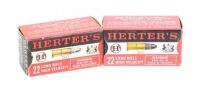 Collectible Boxes of Herter's 22 LR Ammunition