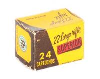 Vintage Box Of Argentine Military 22 LR Cartridges