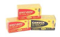 Collectible Boxes of Canadian Industries Limited 22 LR Cartridges