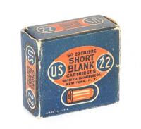 Collectible Box United States Cartridge Co. 22 Short Blanks