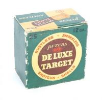 Collectible Box of Peters Deluxe Target U.S. Property Shotshells