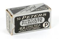 Collectible Box of Peters Rustless Filmkote 22 LR