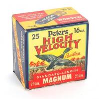 Collectible Peters High Velocity Rustless Magnum Shotshell Box