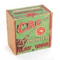 Collectible Colonial Ammunition CAC Clay Load Shotshell Box