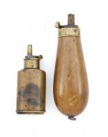 Lot of Brass Powder Flasks