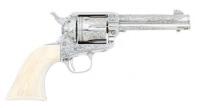 Exceptional Custom Thomas Hicks-Engraved Colt Single Action Army Revolver