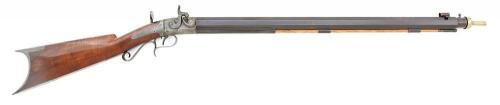 Fine New York Percussion Target Rifle by Morgan James of Utica