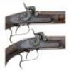 Fabulous Pair of American Percussion Pistols by Schneider & Co. of Memphis Made for Samuel Vance - 5