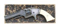 Fine Smith & Wesson No. 1 Second Issue Revolver with Rare Marbled Box