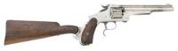 Smith & Wesson No. 3 Second Model Russian Revolver with Shoulder Stock