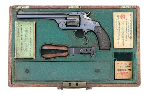 Smith & Wesson Special Order New Model No. 3 Revolver with Period Case