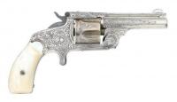 Engraved Smith & Wesson 38 Single Action Second Model Revolver