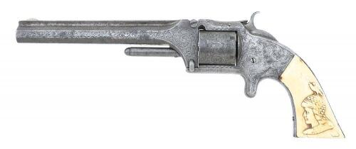 Engraved Smith & Wesson No. 2 Old Army Revolver