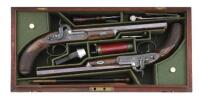 Superb Cased Pair of John Manton & Son Percussion Pistols