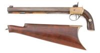 Very Fine Edwin Wesson Small Frame Percussion Pocket Rifle