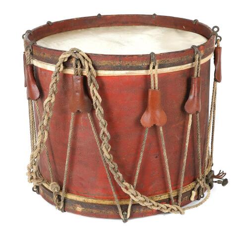 27th Massachusetts Volunteer Infantry Side Drum of Milo Holcomb Cooley, Prisoner at Andersonville Deaccessioned from the New Britain Youth Museum