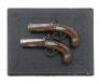Fine Factory Cased Pair of F.H. Clark Agent Marked Percussion Deringer Pistols - 2