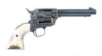 Ben Shostle Engraved Colt Single Action Army US Artillery Model Revolver