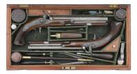 Fine Cased Pair of Percussion Belt Pistols by William & John Rigby