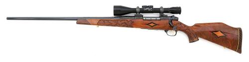 Excellent Weatherby Crown Custom Mark V Left Hand Bolt Action Rifle