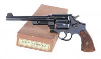 Early Smith & Wesson 44 Hand Ejector Triple Lock Revolver