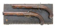 Handsome Pair of British Dueling Pistols by Durs Egg Attributed to Sir William Pepperell