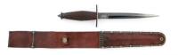 Extremely Rare Original Case V-42 Commando Stiletto Belonging to Staff Sgt. Charles J. Stressler