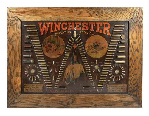 Rare Winchester Single W Cartridge Board