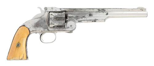 Very Early Smith & Wesson No. 3 First Model American Vent Hole Revolver
