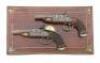 Lovely Diminutive Cased Pair Of Percussion Pocket Pistols by Anton Lebeda - 2