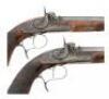 Fabulous Cased Pair of Peter Schenk Percussion Target Pistols - 4