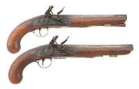 Pair of British Flintlock Dueling Pistols by Ketland & Co