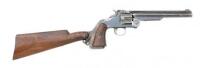 Smith & Wesson No. 3 Second Model American Revolver with Shoulder Stock