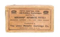 Rare Union Metallic Cartridge Borchardt Automatic Pistol Ammunition