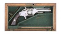 Cased Smith & Wesson No. 1 Second Issue Revolver with J. H. Crane of London Retailer Markings