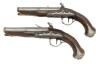 Pair of French Silver-Mounted Flintlock Pocket Pistols by Mollet - 4