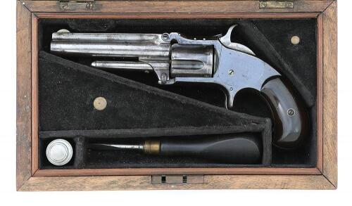 Cased Smith & Wesson No. 1 1/2 Second Issue Revolver