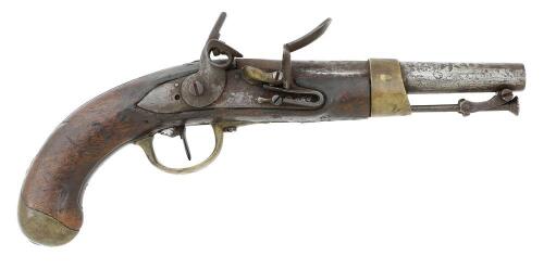 French Model An XIII Flintlock Cavalry Pistol