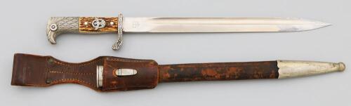 Unit-Marked WWII German Police Service Bayonet by Alexander Coppel