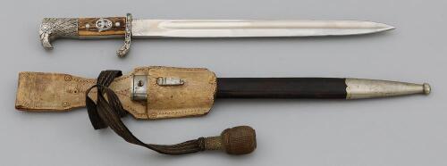 Unit-Marked WWII German Police Dress Bayonet by Carl Eickhorn