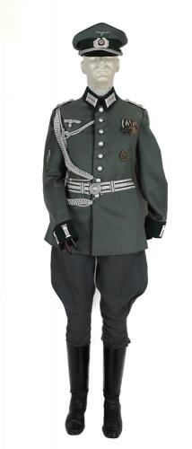 WWII German Officer's Uniform With Oberstleutnant Tunic