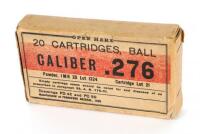 Collectible 276 Pedersen Ammunition